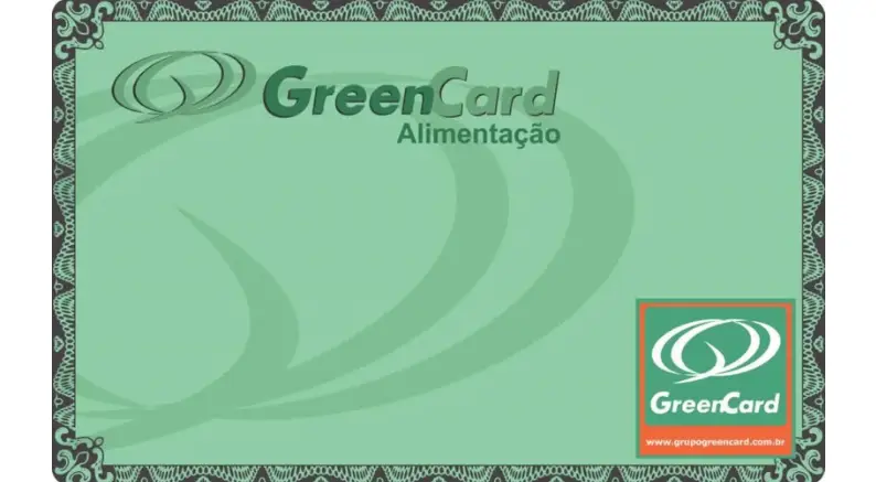 cartão green card alimentação